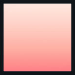 Poster Gradiente rosa pálido e pêssego<br><div class="desc">Cor rosa pálido e gradiente de pêssego.</div>