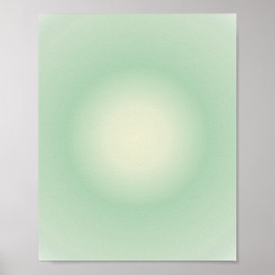 Poster Gradiente Taurus Aura Zodiac, Gradiente Aura Verde