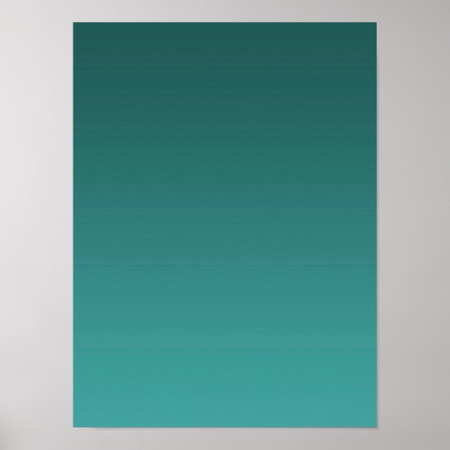Poster Gradiente Verde - claro a profundo | Fundo de Humo (Frente)