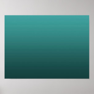 Poster Gradiente Verde - escuro a claro Fundo de Humor