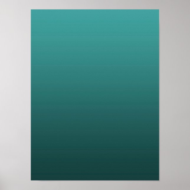 Poster Gradiente Verde - escuro a claro | Fundo de Humor  (Frente)