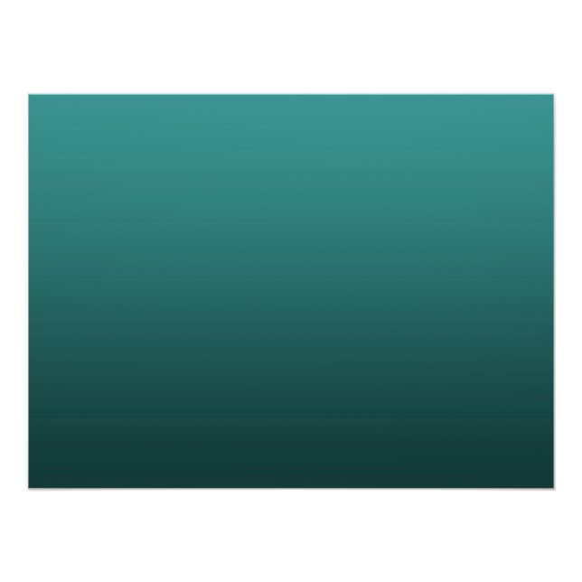 Pôster Gradiente Verde - escuro a claro | Fundo de Humor  (Frente)