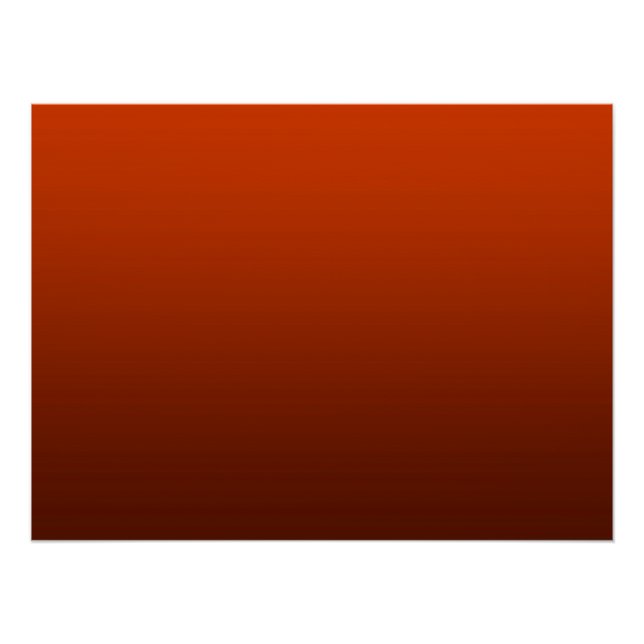 Pôster Gradiente Vermelho - escuro para claro | Fundo de  (Frente)