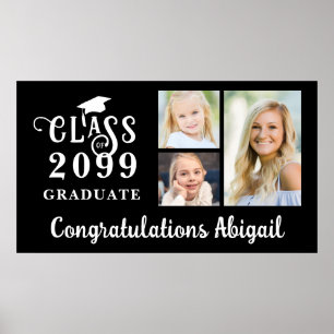 Poster Graduação 3 Foto Turma do Ano Nome do Graduado