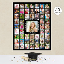Graduação 55 Colagem de Fotos Personalize sua Cor