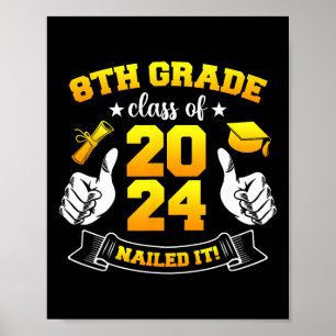 Poster Graduação 8.o Grau Cl De 2024 Nails