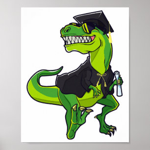 Poster Graduação Cl De 2025 Graduação Funny Dinosaur T-re