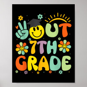 Poster Graduação De Tchau De 7 Da Peace Out Cl De 2025