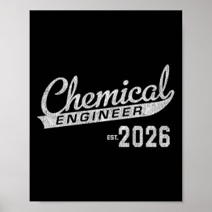 Poster Graduação em Engenharia Química 2026 Premium Tri-b