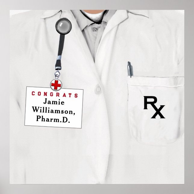 Poster Graduação Farmacêutica em Farmácia (Frente)