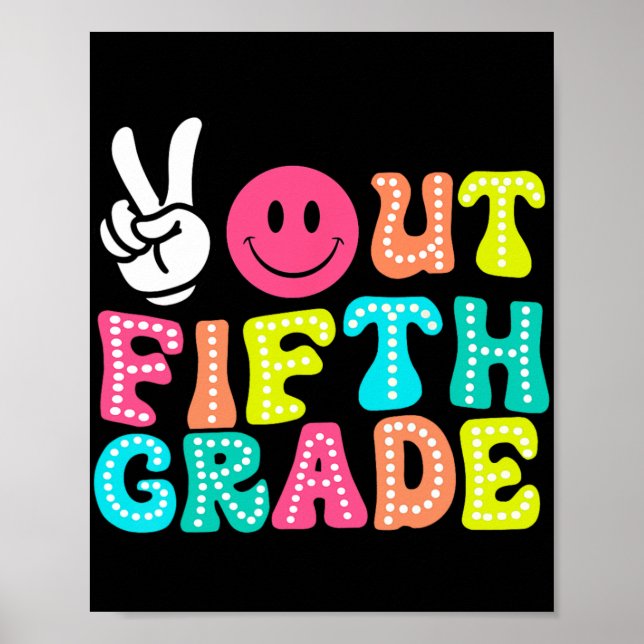 Poster Graduação Fora Do Grau 5 Cl 2024 Último Dia Da Esc (Frente)