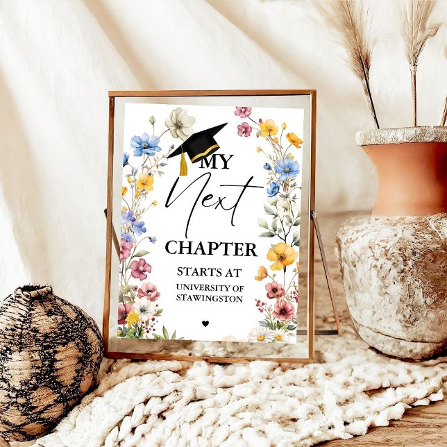 Poster Graduação Minimalista Moderna Meu próximo Capítulo (Criador carregado)