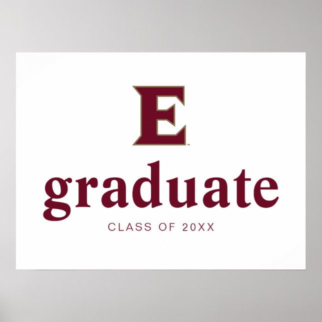 Poster Graduação na Universidade Elon (Frente)