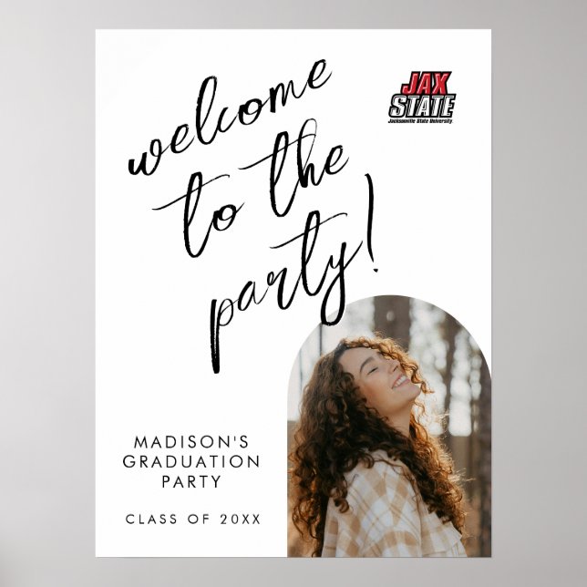 Poster Graduação na Universidade Estadual de Jacksonville (Frente)