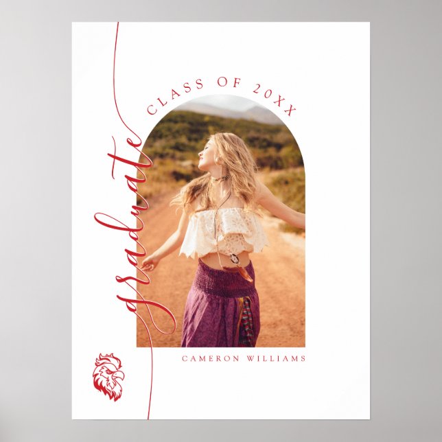 Poster Graduação na Universidade Estadual de Jacksonville (Frente)