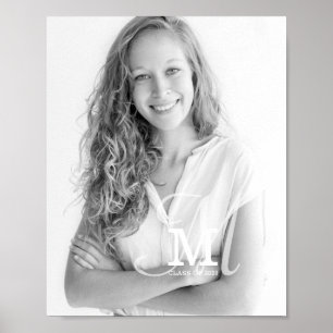 Poster Graduação Personalizada de Fotos de Ano da Classe 