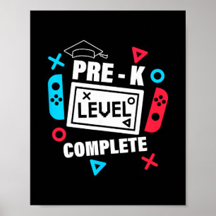 Poster Graduado de Pré-escola Completo Último Dia de Aula
