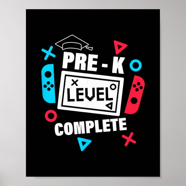 Poster Graduado de Pré-escola Completo Último Dia de Aula (Frente)