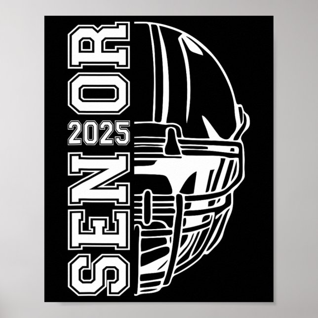 Poster Graduado Senior Cl De 2025 Graduação Futebol Ameri (Frente)