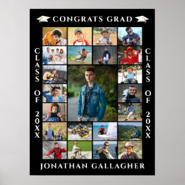 Poster Graduation 23 Photo Collage Congrats Grad