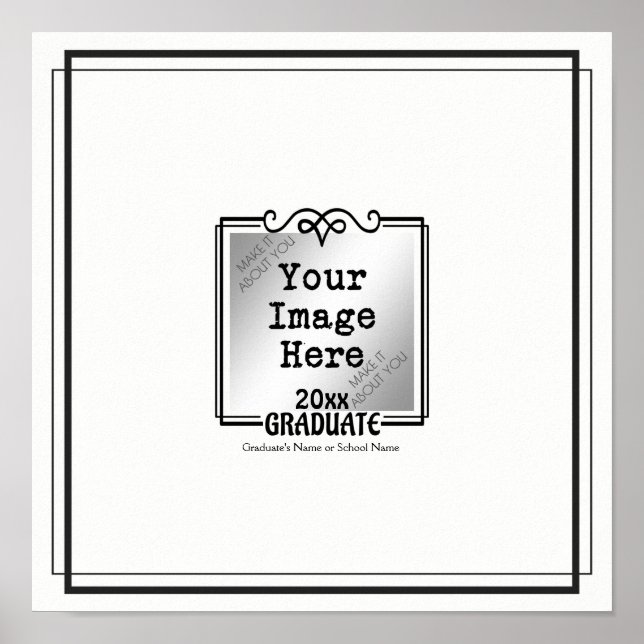 Pôster Graduation Autograph Keepsake Print (Frente)