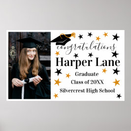 Poster Graduation Celebration Custom Photo