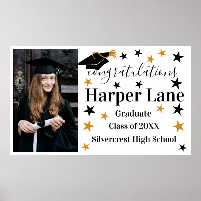 Poster Graduation Celebration Custom Photo (Frente)