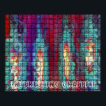 Pôster GRAFFITI on Mosiac Tiles<br><div class="desc">GRAFFITI artists are ALSO struggling..Paper Type: Value Poster Paper (Matte) Your walls are a reflection of you. Give them personality with your favorite quotes, art or designs on posters printed by Zazzle! Choose from up to 5 unique paper types and several sizes to create art that’s a perfect representation of...</div>