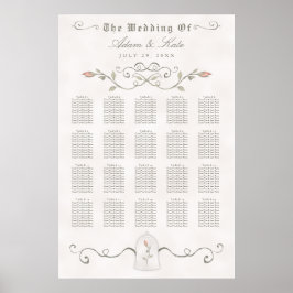 Poster GRÁFICO 151-200 | Casamento de beleza elegante
