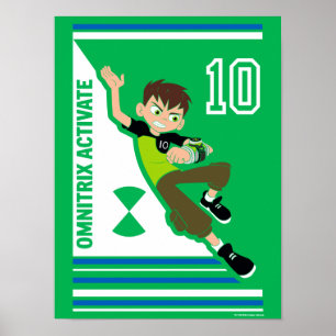 Poster Gráfico atlético Ben Tennyson
