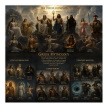 Gráfico da Mitologia Grega