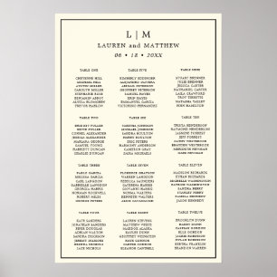 Poster Gráfico de Assentos de Casamento Amarelo Manteiga 