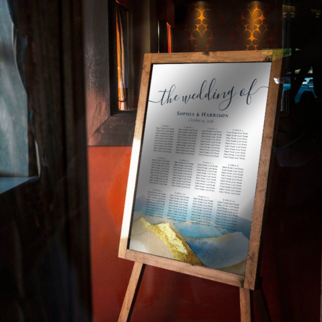 Poster Gráfico de Assentos de Casamento das Montanhas do  (Criador carregado)