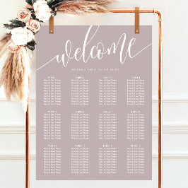 Poster Gráfico de Assentos de Casamento Minimalista Lavan