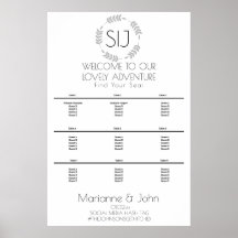 Gráfico de Assentos Logotipo de Casamento Coroa Mi