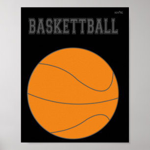 Poster Gráfico de basquete nº 1