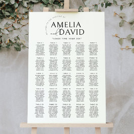 Poster Gráfico de boas-vindas do Mesa 25 moderno