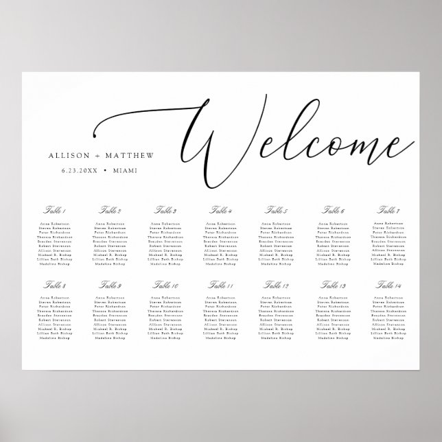 Poster Gráfico de Casamento (Frente)