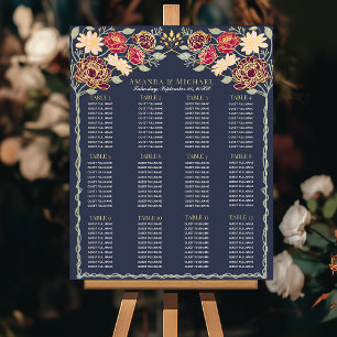 Poster Gráfico de Casamento de Jardim Encantado Fantasy