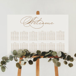 Poster Gráfico de Casamento de Tipografia Luxuosa