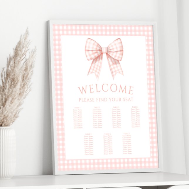 Poster Gráfico de Chá de  de Garota-Bebê, Arco-de-coquete (Criador carregado)