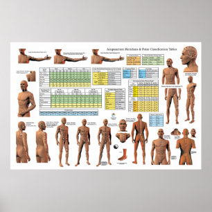 Poster Gráfico de Classificações de Pontos Meridianos