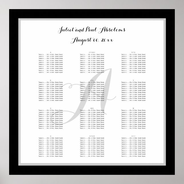 Pôster Gráfico de cores/lugares simples do PixDezines DIY (Frente)