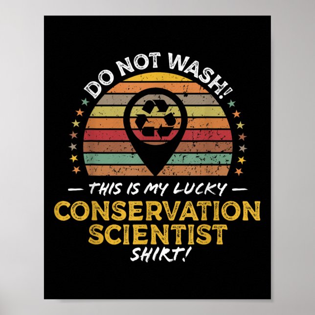 Poster Gráfico de Cotação de Citação do Cargo Cientista d (Frente)