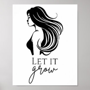 Poster Gráfico de Crescimento da Verificação de Comprimen