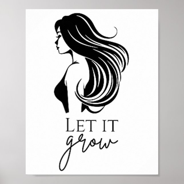 Poster Gráfico de Crescimento da Verificação de Comprimen (Frente)