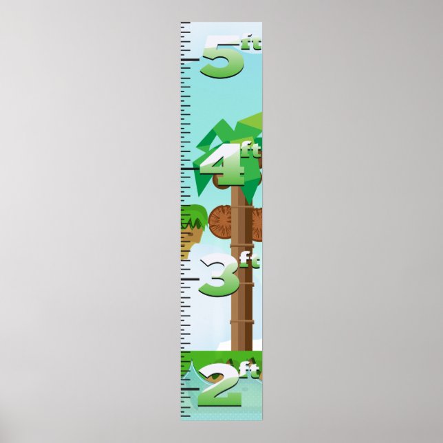 Pôster Gráfico de Crescimento de Jogo Retroativo (Frente)