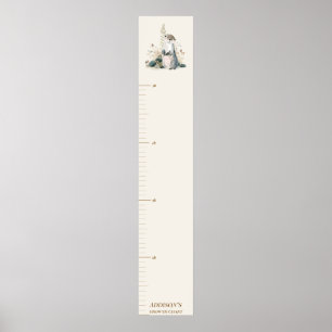 Poster Gráfico de Crescimento de Lontra Florestal Persona