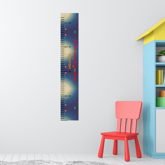 Poster Gráfico de Crescimento de Menino Cute Baby Boy do  (Berçário 1)