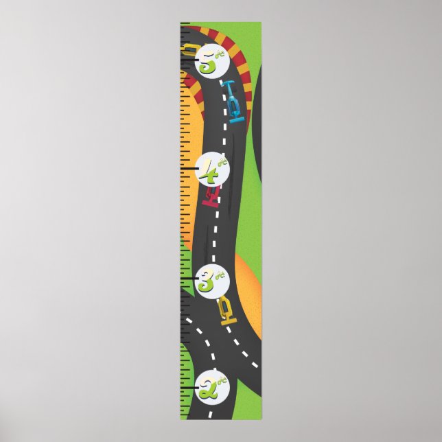 Poster Gráfico de Crescimento do Grande Prêmio. (Frente)